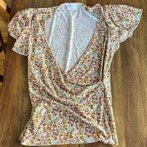 Large Compañia Fantastica wrap top